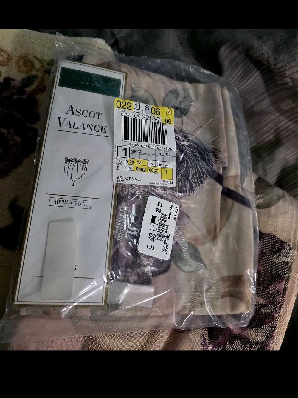 NEW OLD STOCK 90s JcPenney CROSCILL CLASSICSCassis Amethyst Bathroom Lot - Picture 2 of 3